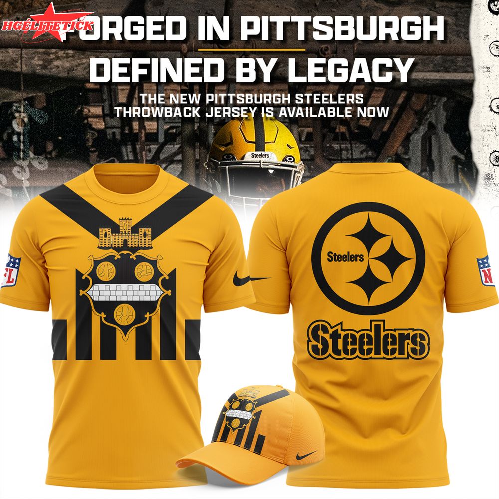 Pittsburgh Steelers Gold Alternate 1933 Throwback Game T-shirt Pittsburgh Steelers Gold Alternate 1933 Throwback Game T-shirt