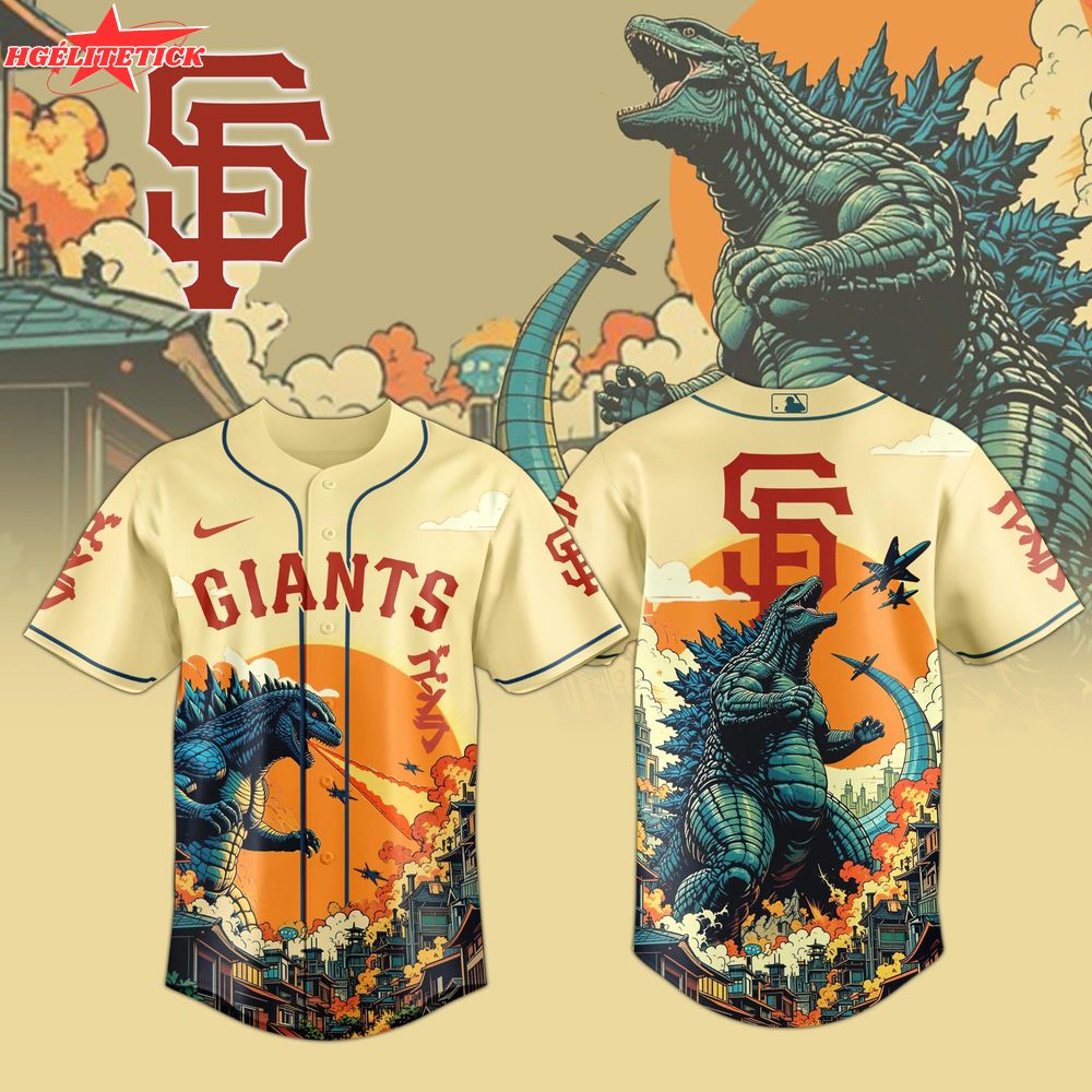 San Francisco Giants Special Godzilla Limited Edition Jersey San Francisco Giants Special Godzilla Limited Edition Jersey