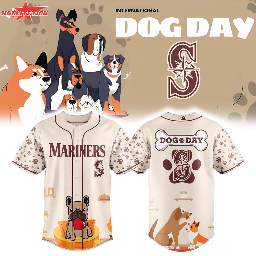 Seattle Mariners x Dog Day Baseball Jersey Seattle Mariners x Dog Day Baseball Jersey