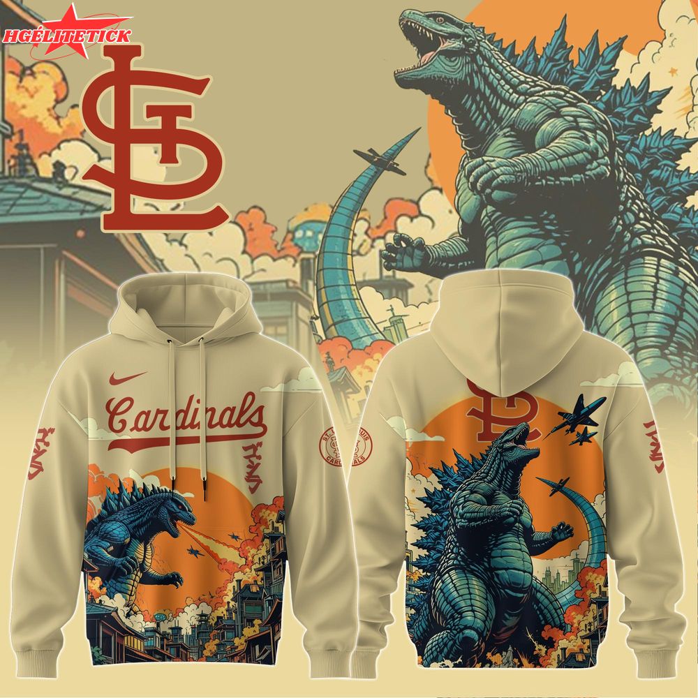 St. Louis Cardinals Special Godzilla Limited Edition Hoodie St. Louis Cardinals Special Godzilla Limited Edition Hoodie