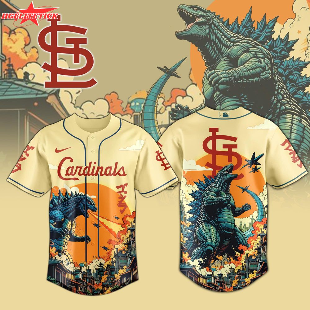 St. Louis Cardinals Special Godzilla Limited Edition Jersey St. Louis Cardinals Special Godzilla Limited Edition Jersey