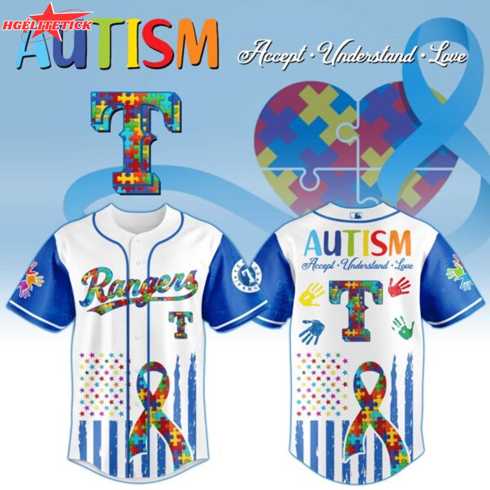 Texas Rangers × Special Autism Awareness Month Limited Edition Jersey Texas Rangers × Special Autism Awareness Month Limited Edition Jersey