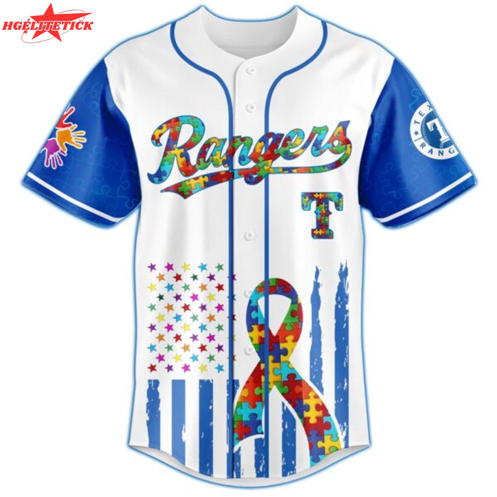 Texas Rangers × Special Autism Awareness Month Limited Edition Jersey Texas Rangers × Special Autism Awareness Month Limited Edition Jersey