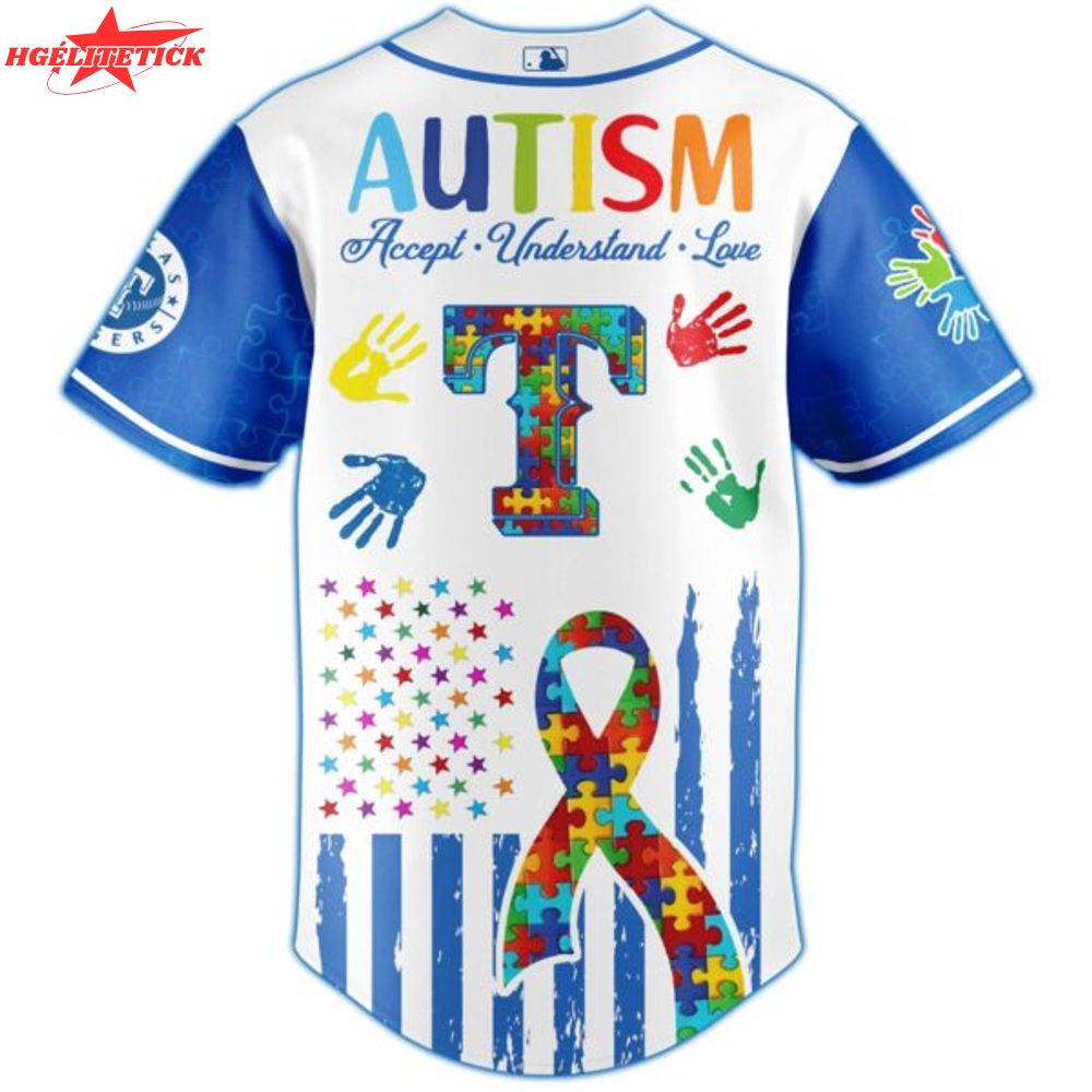 Texas Rangers × Special Autism Awareness Month Limited Edition Jersey Texas Rangers × Special Autism Awareness Month Limited Edition Jersey