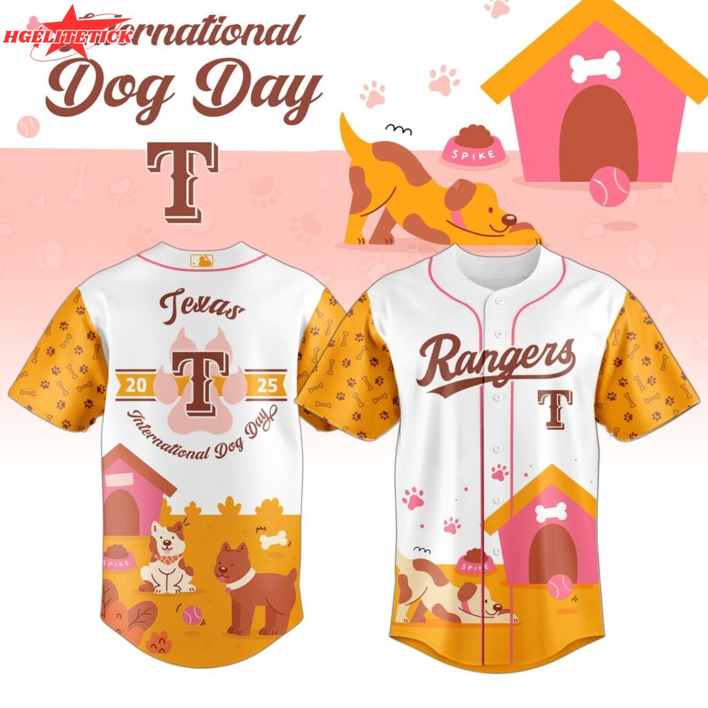 Texas Rangers X Dog Day Editions Limited Jersey Texas Rangers X Dog Day Editions Limited Jersey