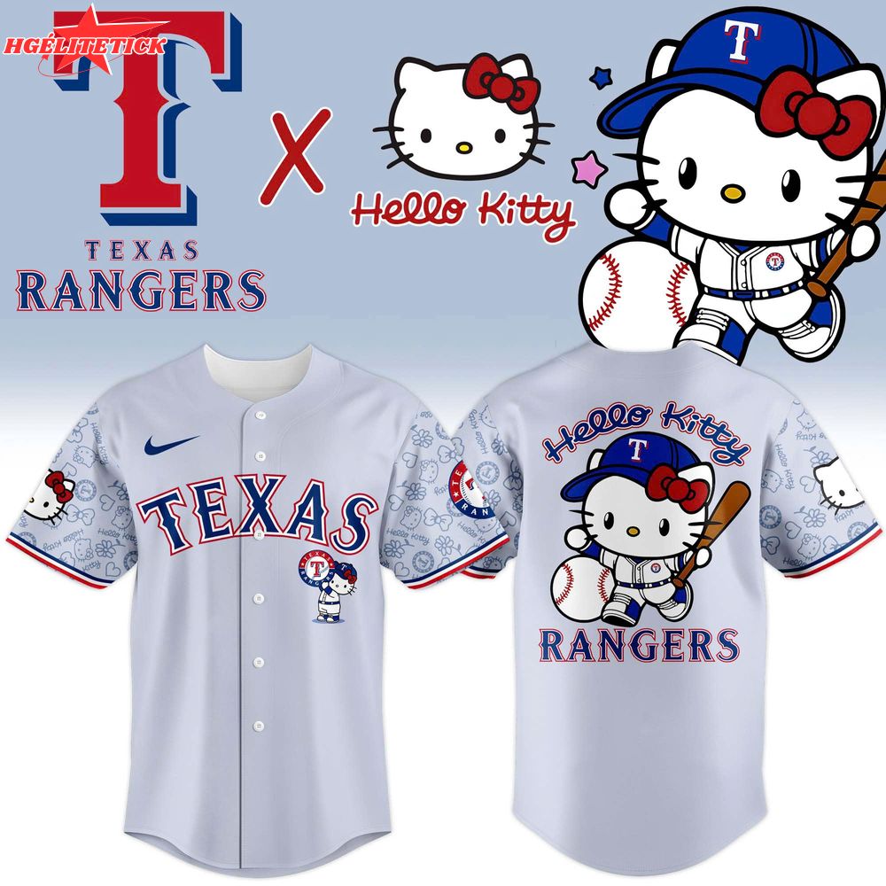 Texas Rangers x Hello Kitty Night 2025 Jersey Texas Rangers x Hello Kitty Night 2025 Jersey