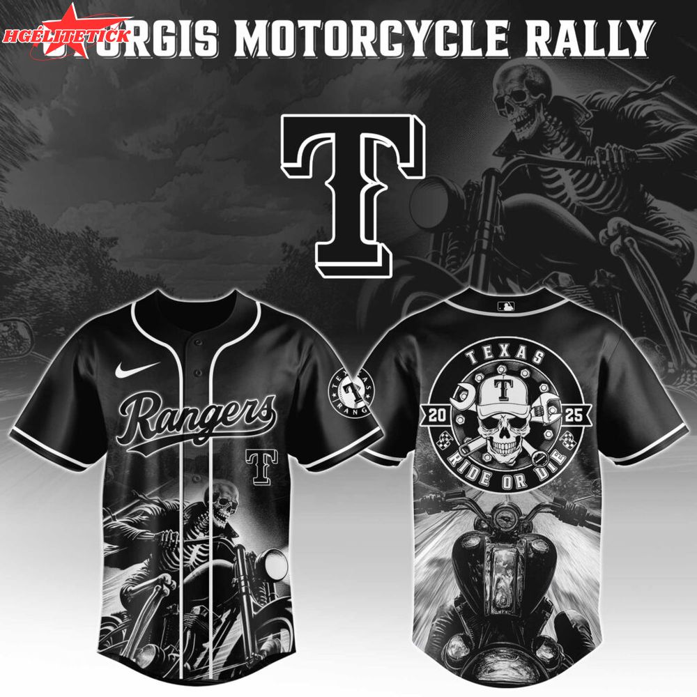 Texas Rangers x Sturgis Motocycle Rally Jersey Texas Rangers x Sturgis Motocycle Rally Jersey