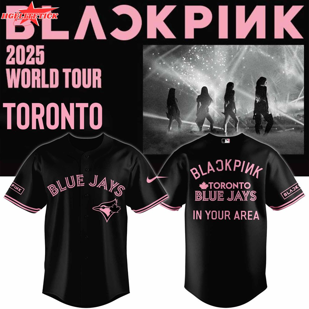 Toronto Blue Jays x BLACKPINK 2025 World Tour Jersey Toronto Blue Jays x BLACKPINK 2025 World Tour Jersey