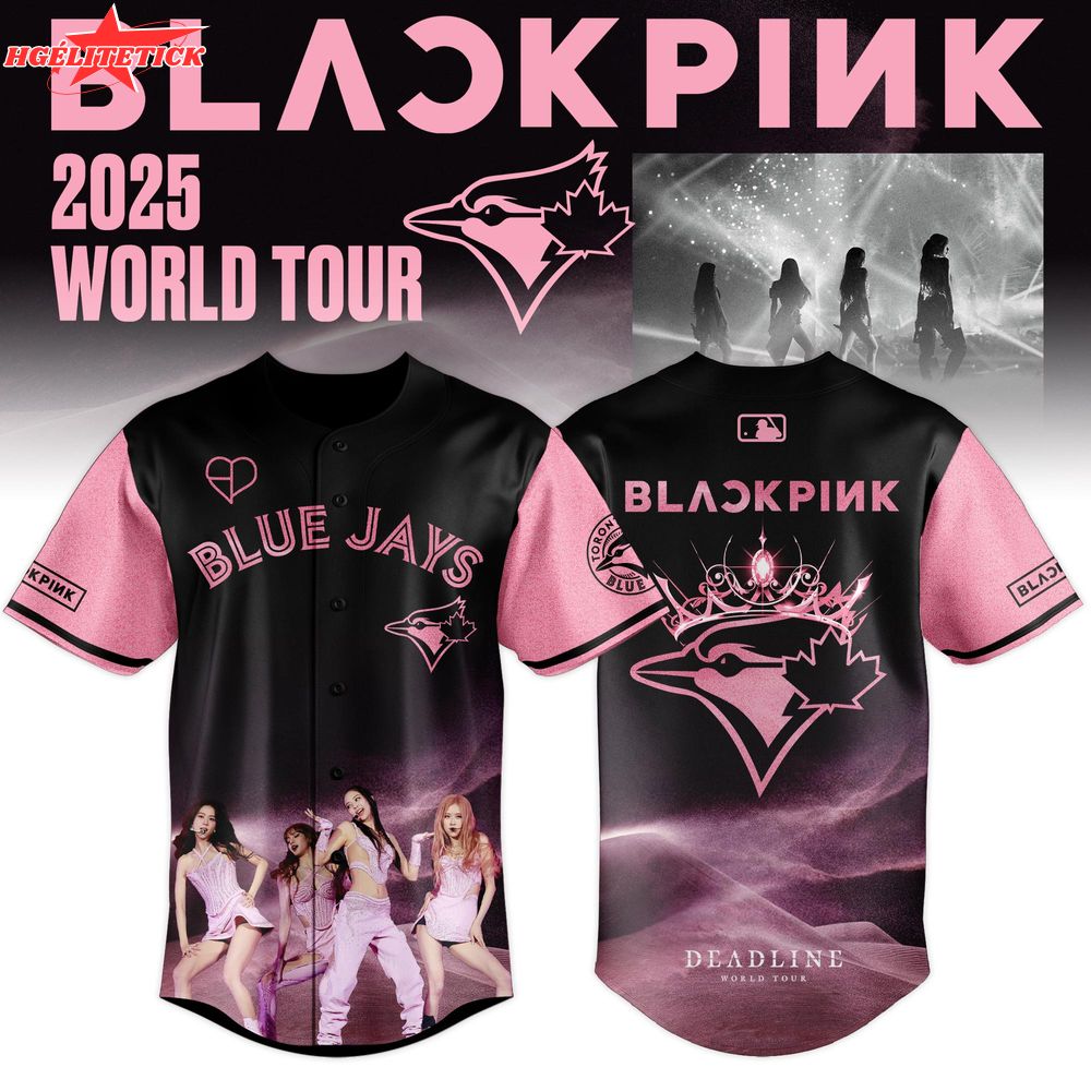 Toronto Blue Jays x BLACKPINK 2025 World Tour Limited Edition Jersey Toronto Blue Jays x BLACKPINK 2025 World Tour Limited Edition Jersey