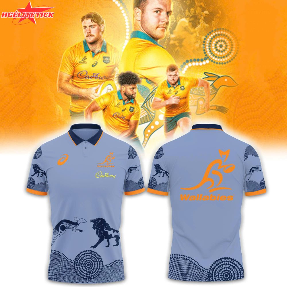 Wallabies Lions Tour Mens 2025 Polo Wallabies Lions Tour Mens 2025 Polo