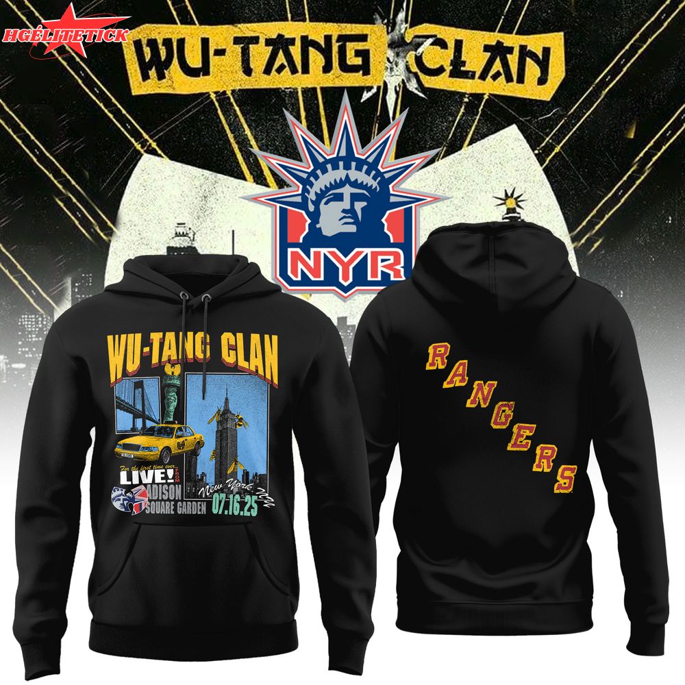 Wu-Tang Clan New York Rangers Hoodie Wu-Tang Clan New York Rangers Hoodie