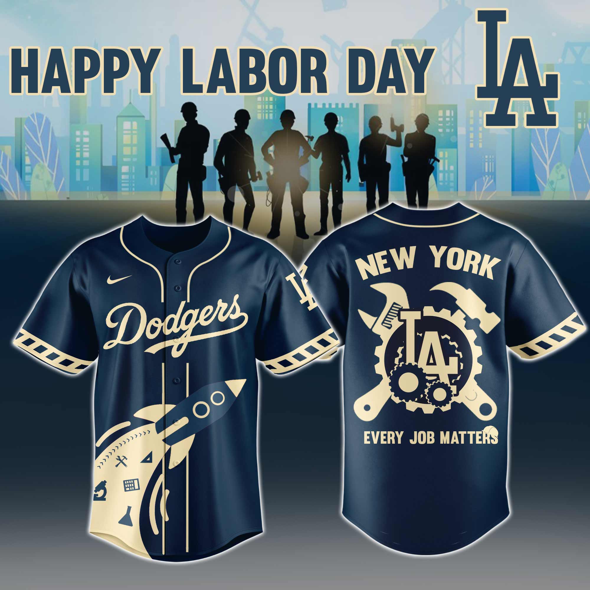 LA Dodgers x Labor day Limited Edition 2025 Jersey LA Dodgers x Labor day Limited Edition 2025 Jersey
