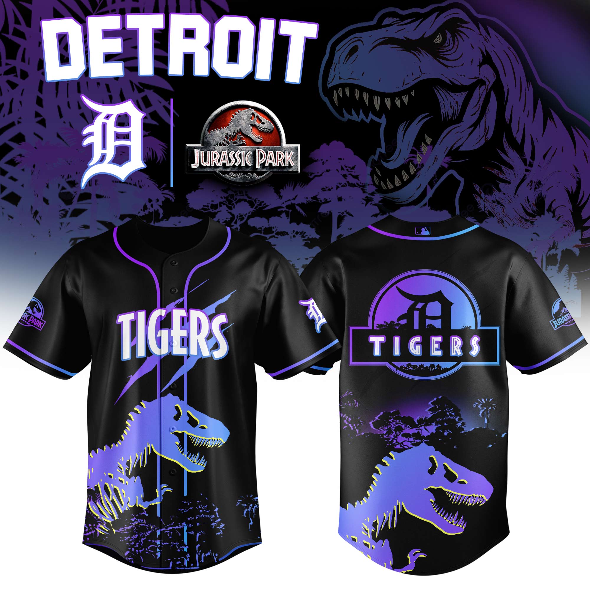 MLB x Jurassic World Jersey Editions Limited 2025 MLB x Jurassic World Jersey Editions Limited 2025