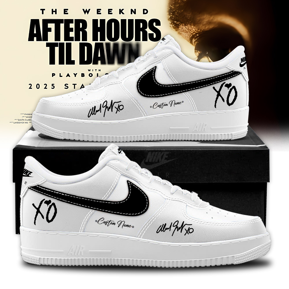 The Weeknd _ After Hours Till Dawn Tour 2025 AF1 Shoes The Weeknd _ After Hours Till Dawn Tour 2025 AF1 Shoes