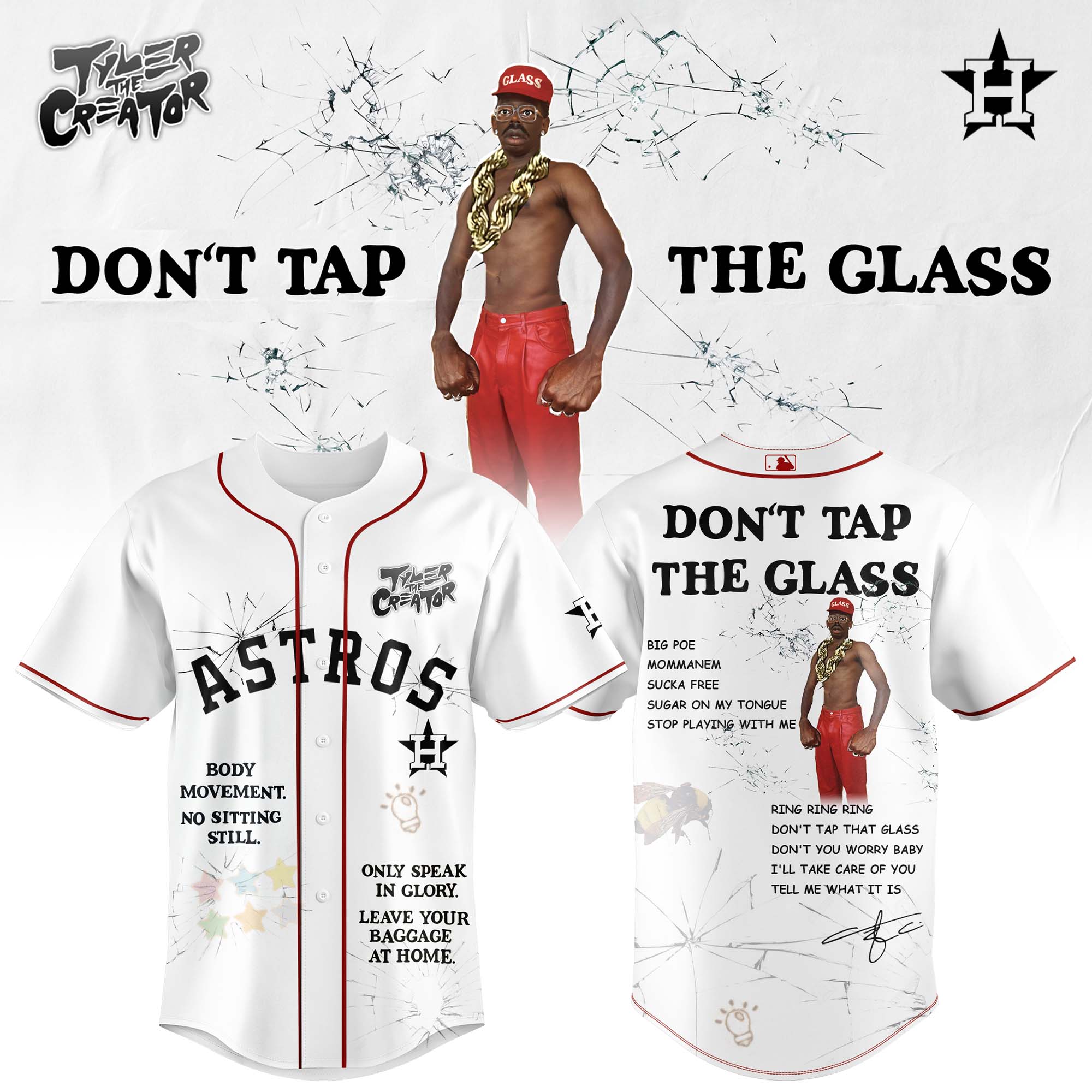 Houston Astros x Tyler The Creator – Don’t Tap The Glass 2025 Limited Edition Jersey Houston Astros x Tyler The Creator – Don’t Tap The Glass 2025 Limited Edition Jersey