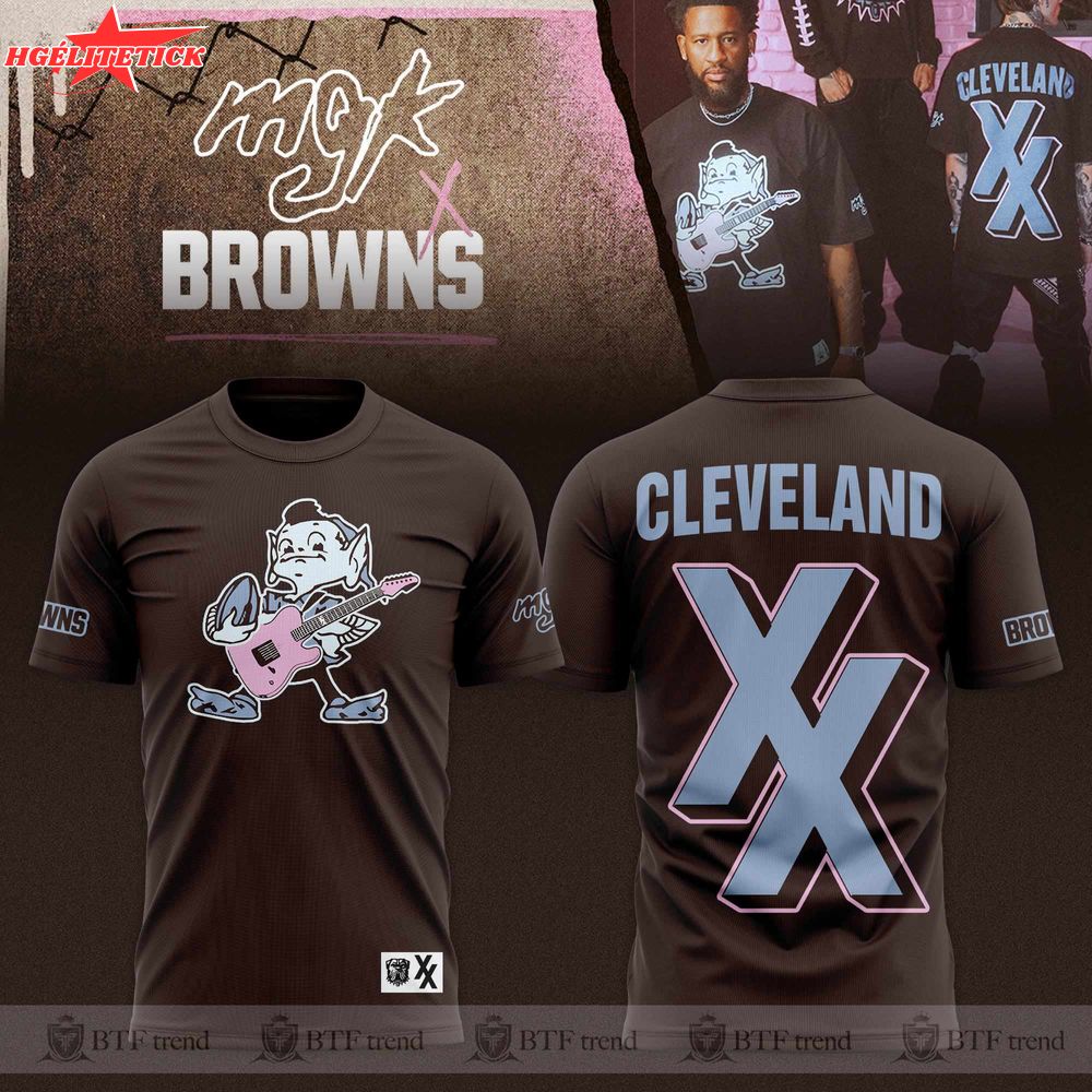 Cleveland Browns x MGK Limited Editions T-Shirt Cleveland Browns x MGK Limited Editions T-Shirt
