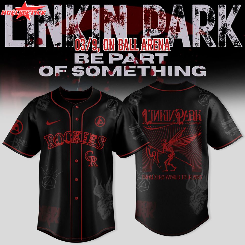 Colorado Rockies x LINKIN PARK: From Zero World Tour 2025 Jersey Colorado Rockies x LINKIN PARK: From Zero World Tour 2025 Jersey