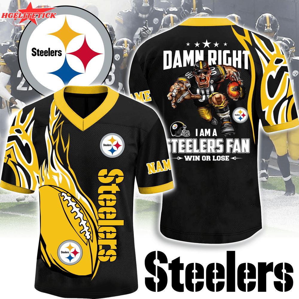 Damn Right I’m a Pittsburgh Steelers Fan Jersey Damn Right I’m a Pittsburgh Steelers Fan Jersey