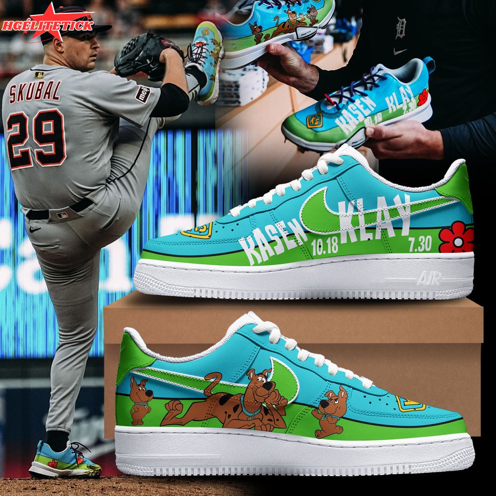 Detroit Tigers x Scooby-Doo Nike Air Force 1 Shoes Detroit Tigers x Scooby-Doo Nike Air Force 1 Shoes