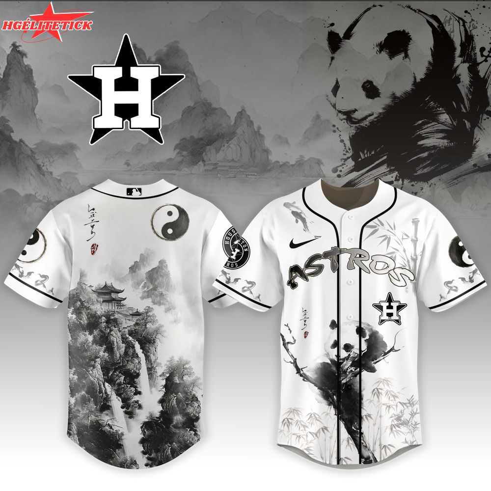 HOU Special “Ink Wash Painting” Limited Edition Jersey 2025 HOU Special “Ink Wash Painting” Limited Edition Jersey 2025
