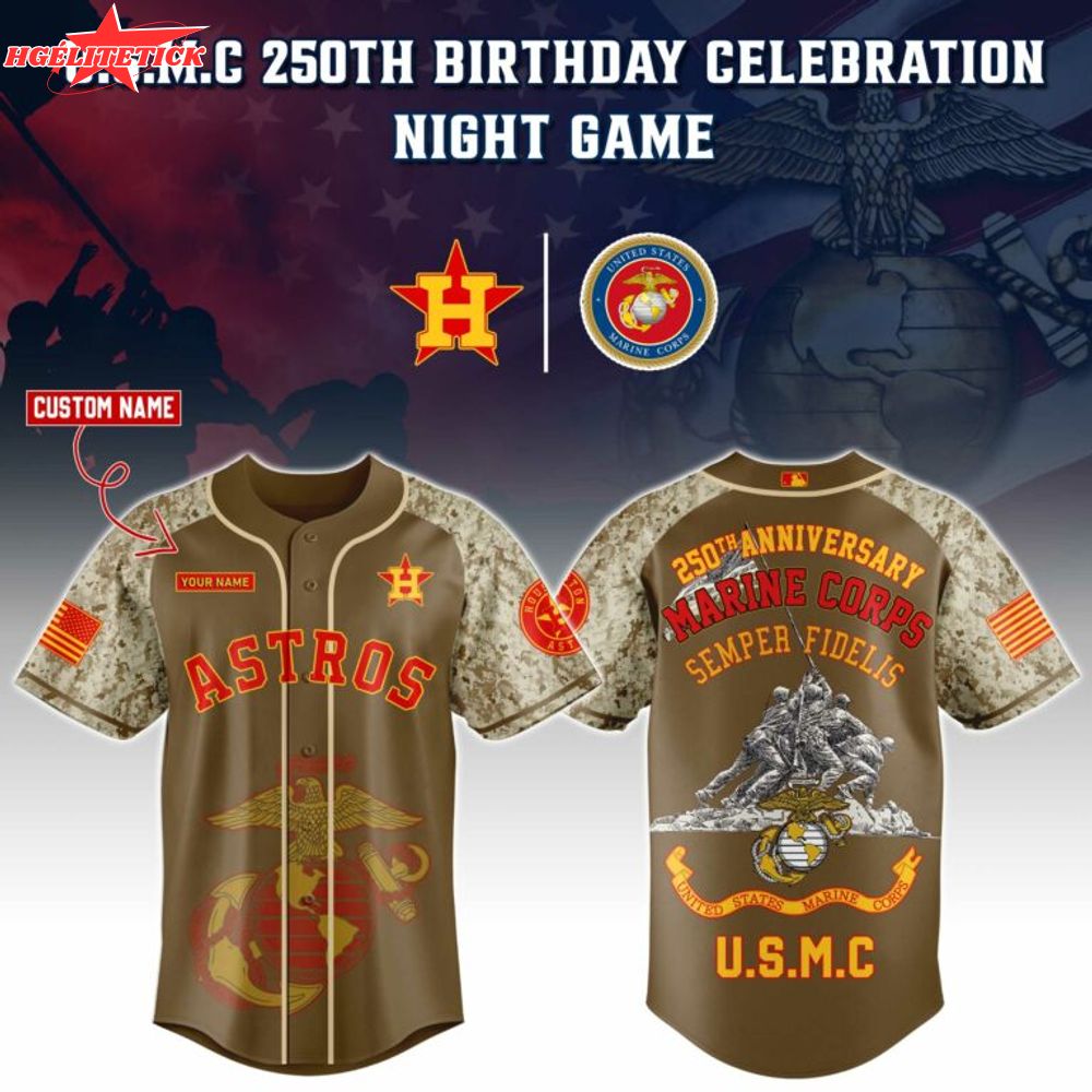 HOU – U.S.M.C 250 Edition Limited Jersey HOU – U.S.M.C 250 Edition Limited Jersey