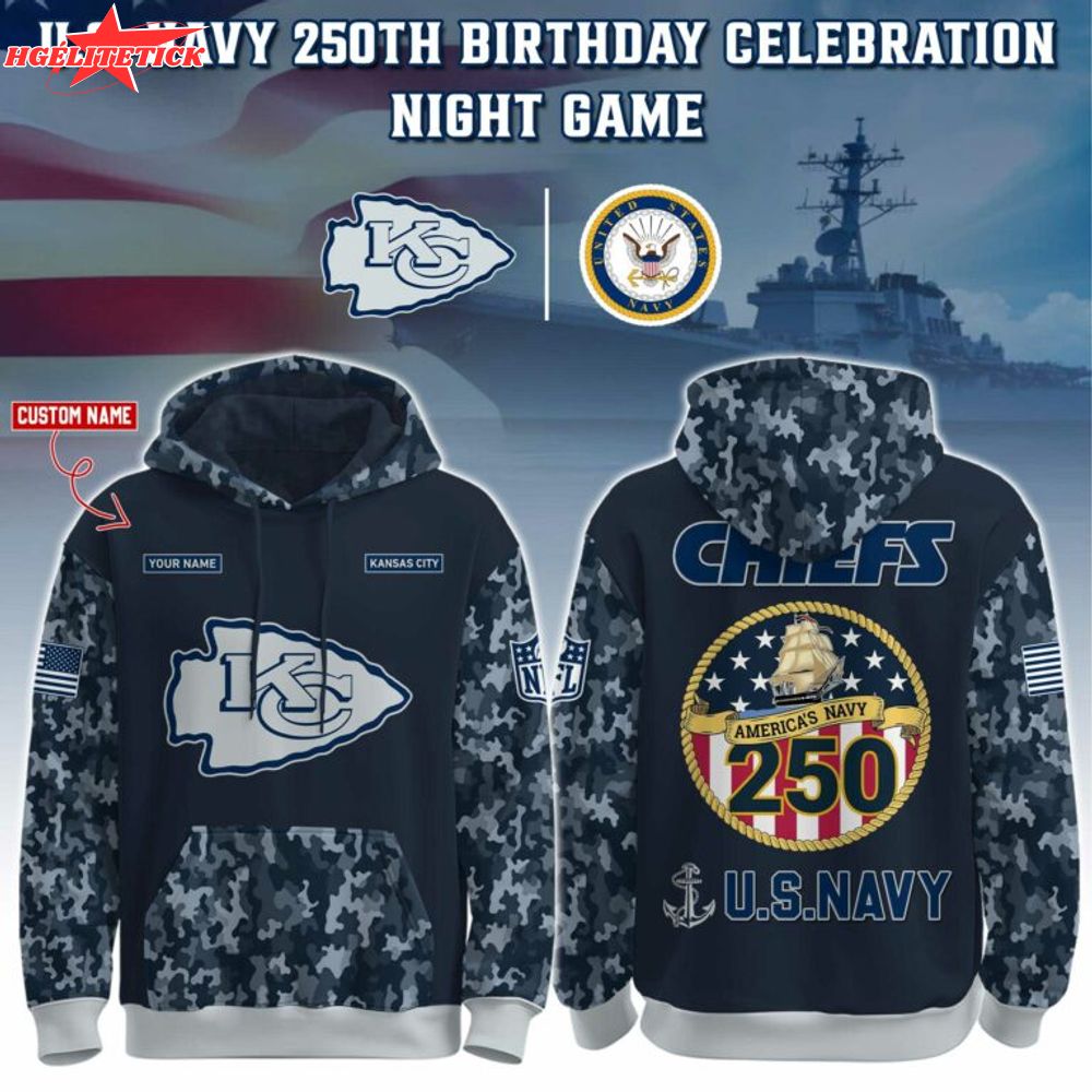 KC-Navy 250th Birthday Hoodie Limited Edions KC-Navy 250th Birthday Hoodie Limited Edions