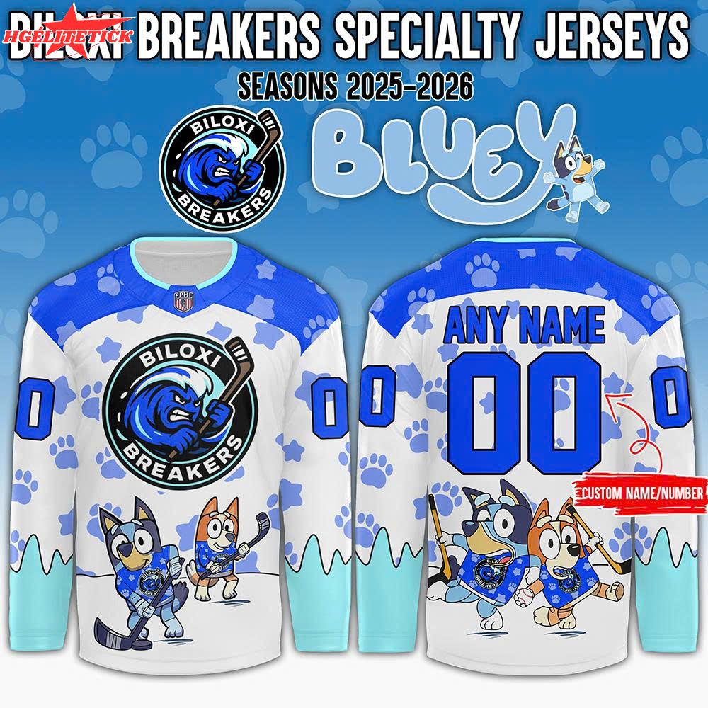 Limited Edition Biloxi Breakers x Bluey Day 2025 Limited Edition Biloxi Breakers x Bluey Day 2025