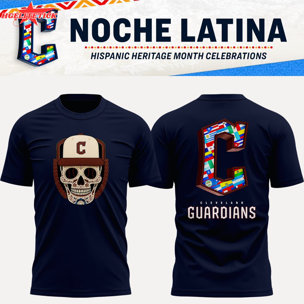 Limited Edition - Cleveland Guardians Noche Latina Shirt Limited Edition - Cleveland Guardians Noche Latina Shirt