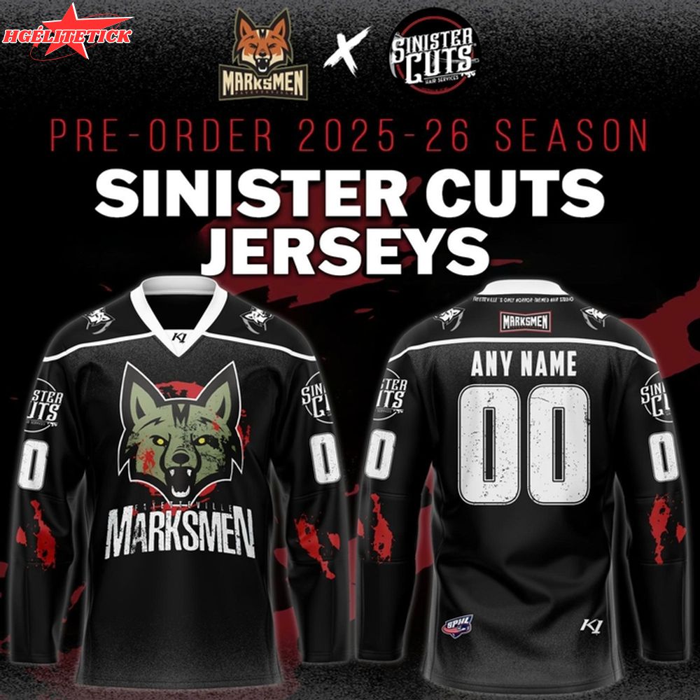 Limited Edition Fayetteville Marksmen Sinister Cuts Jerseys 2025 Limited Edition Fayetteville Marksmen Sinister Cuts Jerseys 2025