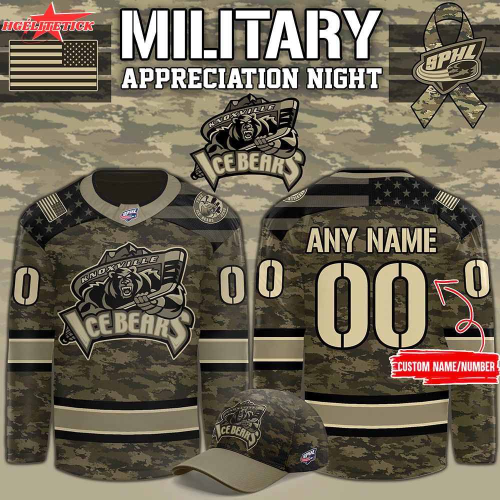 Limited Edition Knoxville Ice Bear x Military Night 2025 Limited Edition Knoxville Ice Bear x Military Night 2025
