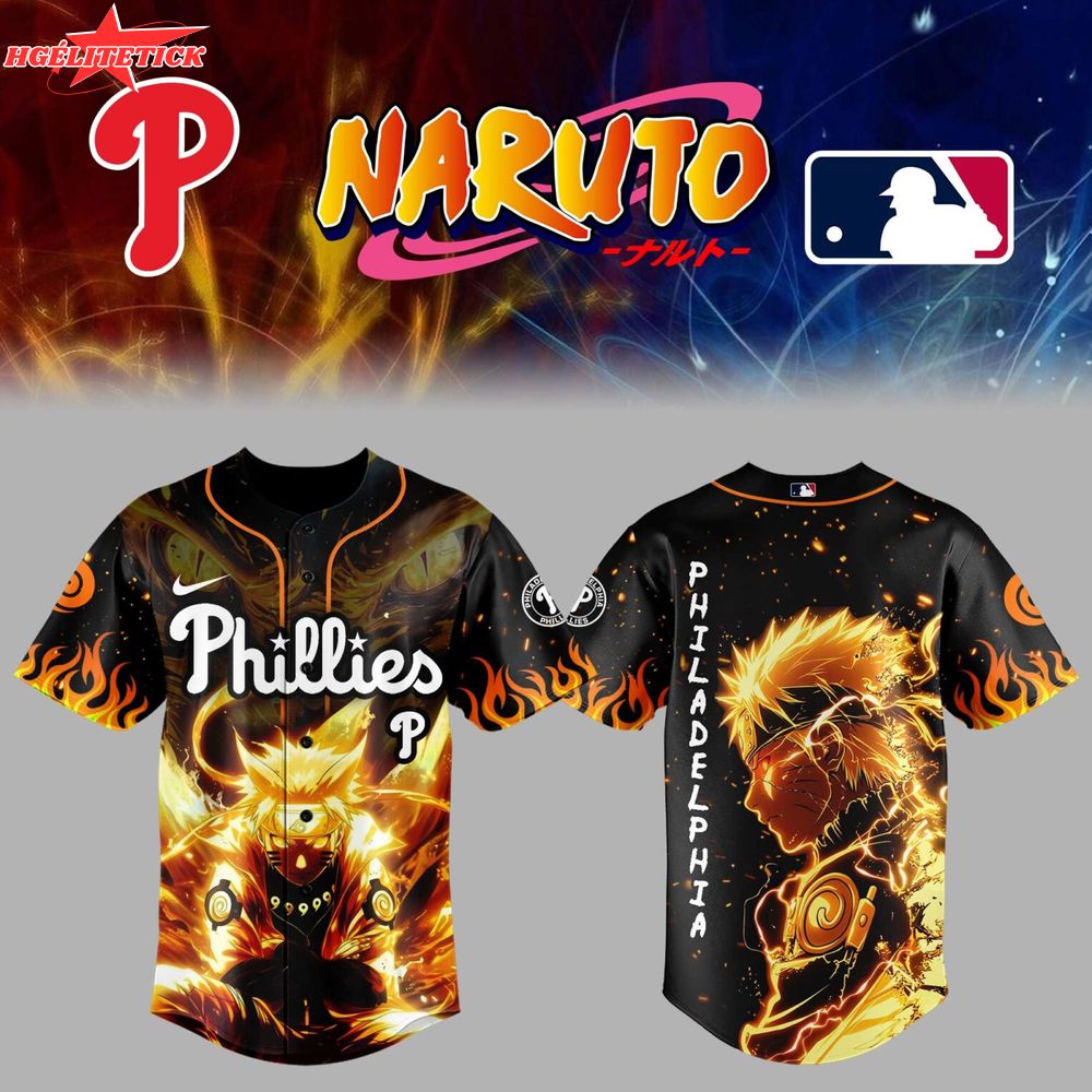 Limited Edition Phillies x Naruto Jersey Limited Edition Phillies x Naruto Jersey
