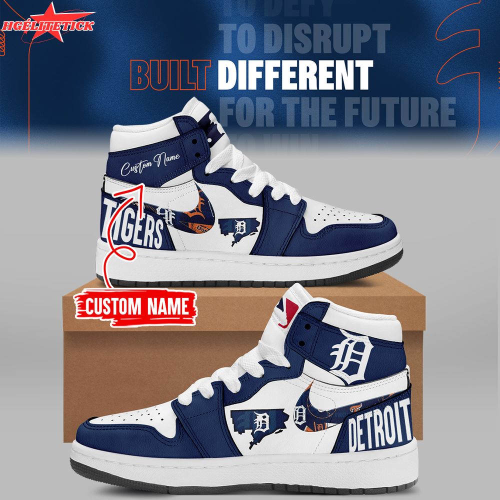 Limited Edition Tigers AJ1 New Shoes Custom Name Limited Edition Tigers AJ1 New Shoes Custom Name