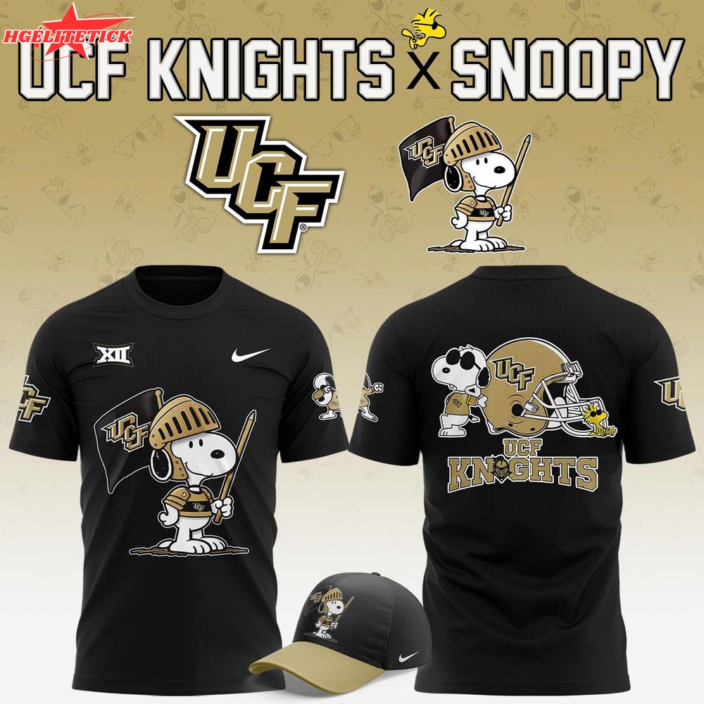 Limited Edition UCF Knights football x Snoopy T-shirt 2025 Limited Edition UCF Knights football x Snoopy T-shirt 2025