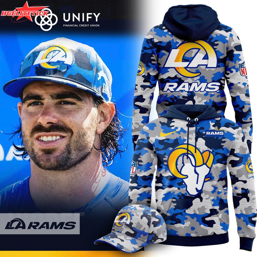 Los Angeles Rams Military Day Limited Hoodie Los Angeles Rams Military Day Limited Hoodie