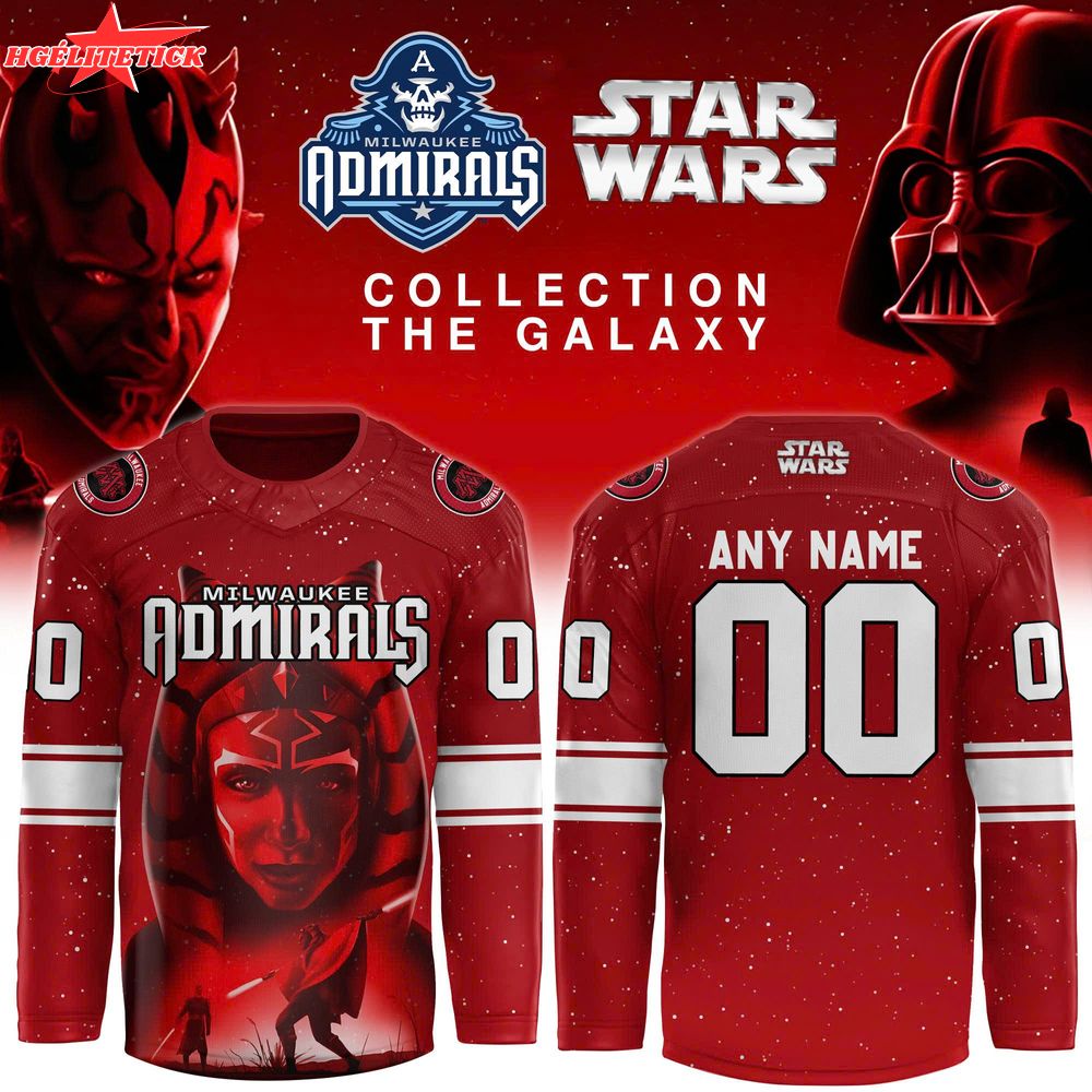 Milwaukee Admirals x Star Wars Hockey Jersey 2025 Ahsoka Tano Milwaukee Admirals x Star Wars Hockey Jersey 2025 Ahsoka Tano
