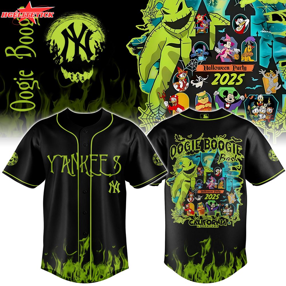 NY Yankees x Oogie Boogie Bash 2025 Halloween Baseball Jersey Editions Limited NY Yankees x Oogie Boogie Bash 2025 Halloween Baseball Jersey Editions Limited