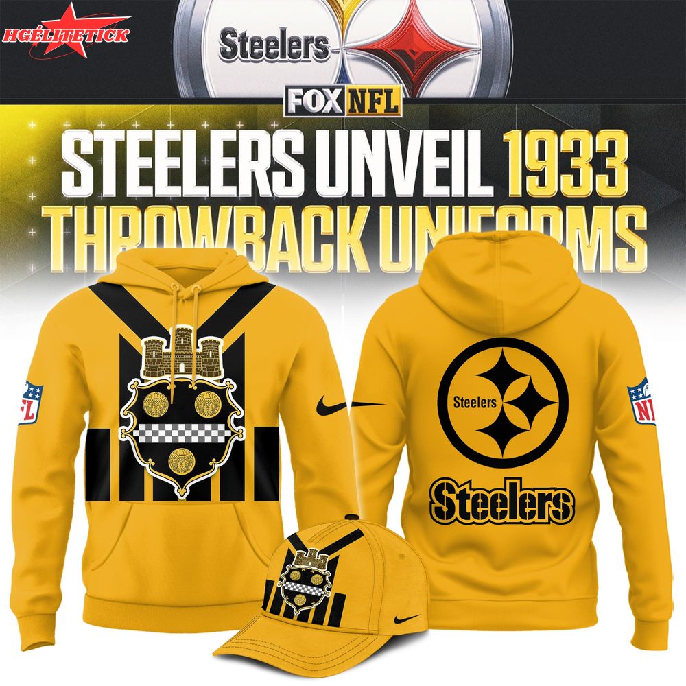 P.Steelers Throwback Jersey Design Limited Hoodie P.Steelers Throwback Jersey Design Limited Hoodie