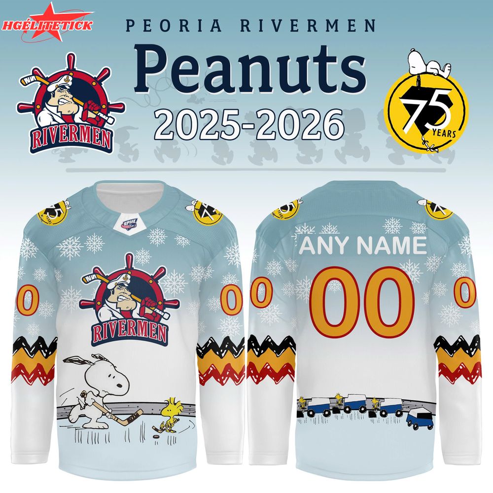 Peoria Rivermen x Peanuts Night 2025 Limited Jerseys Peoria Rivermen x Peanuts Night 2025 Limited Jerseys
