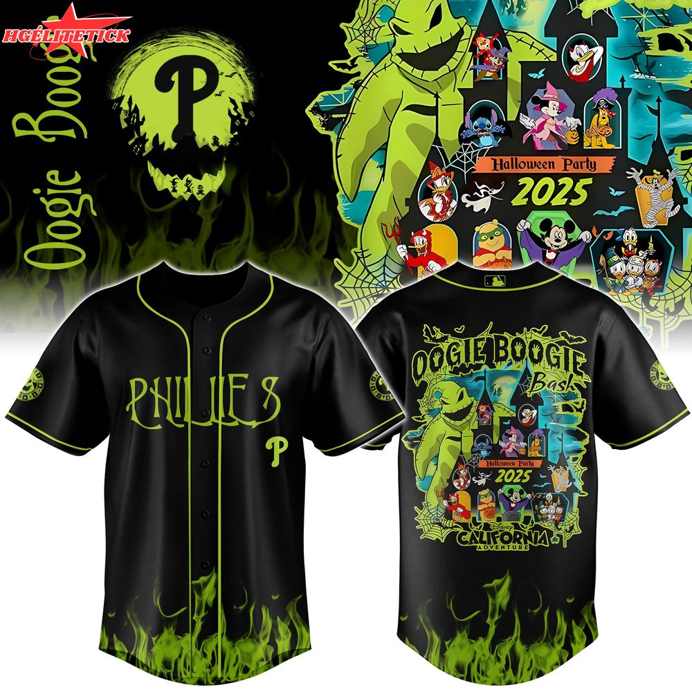 Philadelphia Phillies x Oogie Boogie Bash 2025 Halloween Baseball Jersey Editions Limited Philadelphia Phillies x Oogie Boogie Bash 2025 Halloween Baseball Jersey Editions Limited