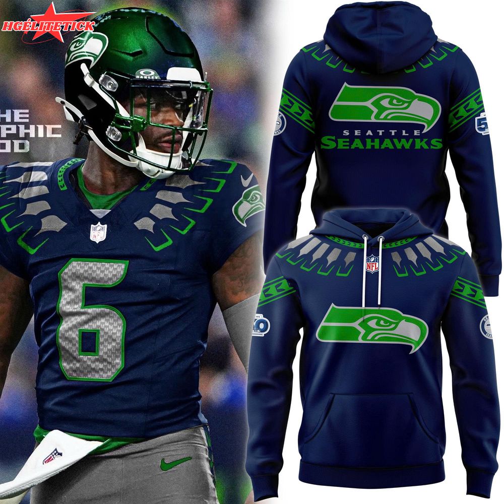 Seattle Seahawks Men's New Logo 2025 Hoodie Seattle Seahawks Men's New Logo 2025 Hoodie