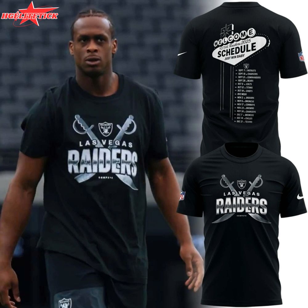 Special Edition Las Vegas Raiders Black T-shirt Special Edition Las Vegas Raiders Black T-shirt