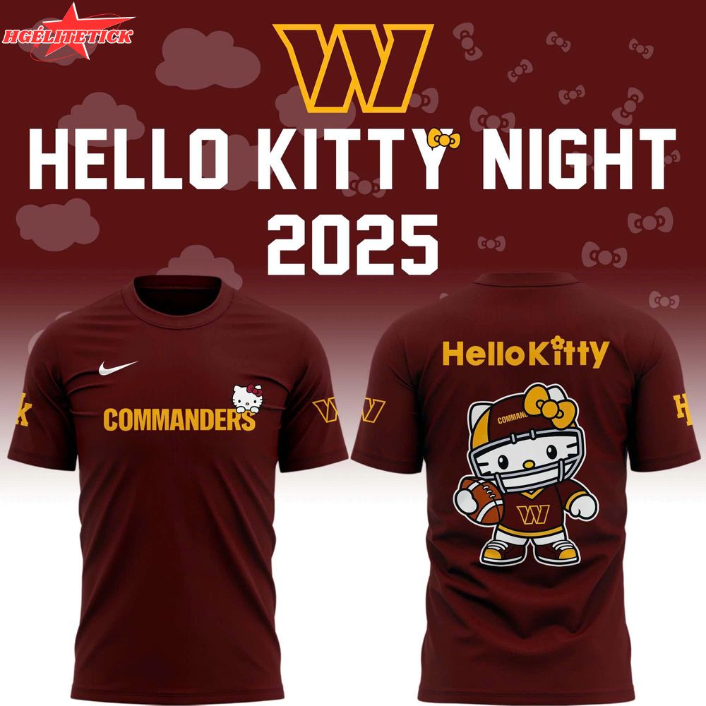 Special New Commanders x Hello Kitty Tshirt Special New Commanders x Hello Kitty Tshirt