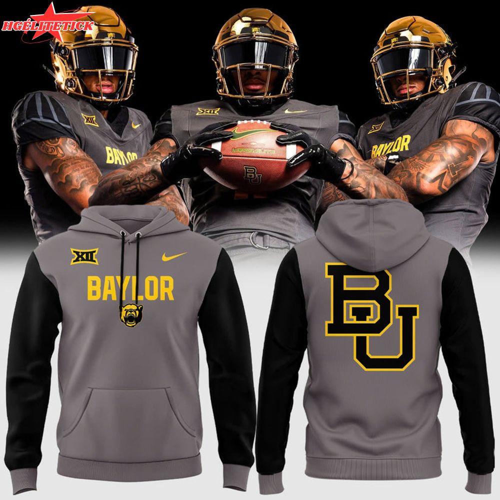 Special New Gold Chrome Baylor Uniform Hoodie Special New Gold Chrome Baylor Uniform Hoodie