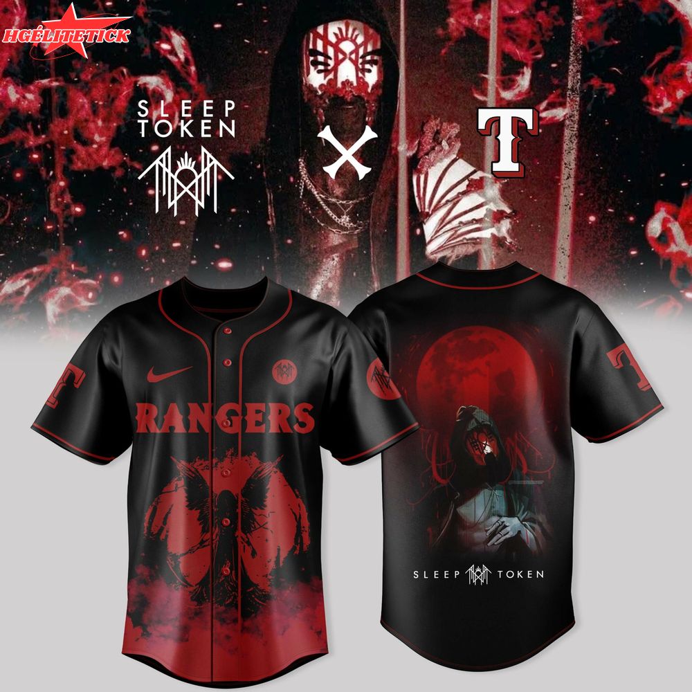 Texas Rangers X Sleep Token: Even in Arcadia Tour Merch Texas Rangers X Sleep Token: Even in Arcadia Tour Merch