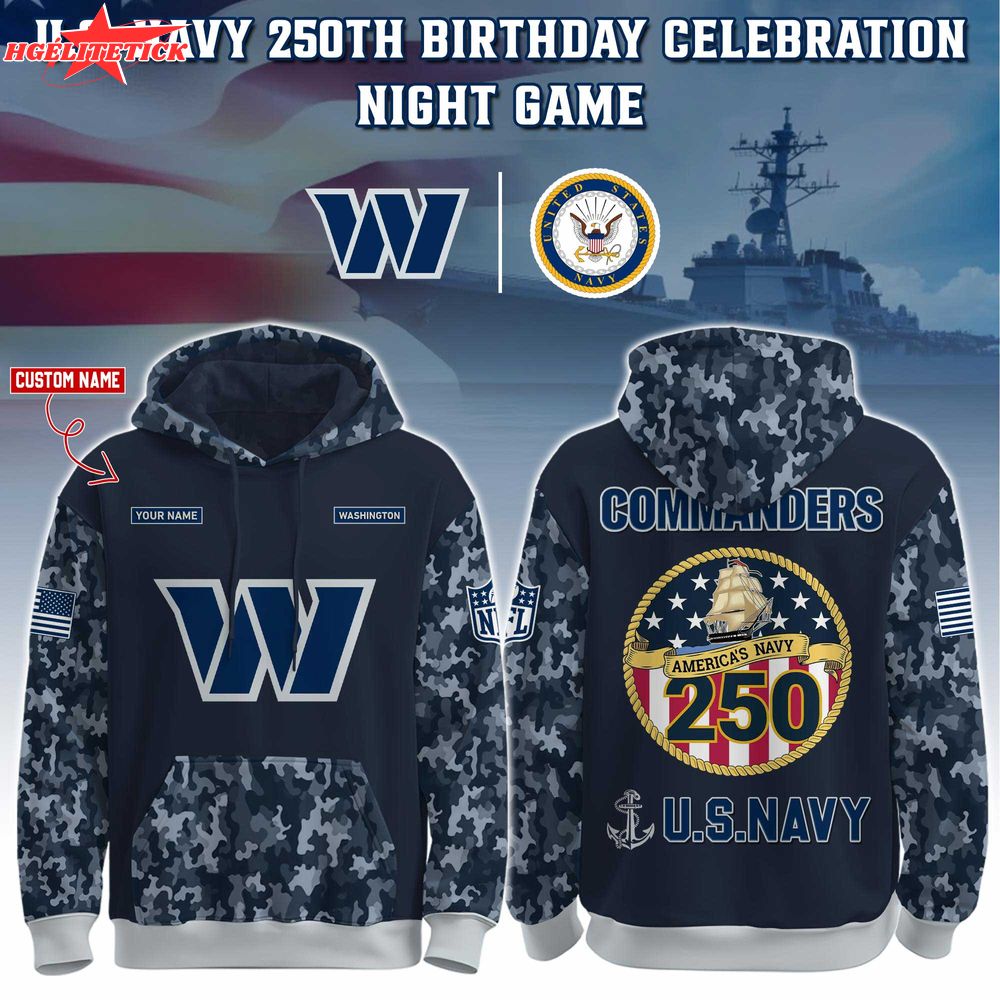 WAS-Navy 250th Birthday Hoodie Limited Edions WAS-Navy 250th Birthday Hoodie Limited Edions