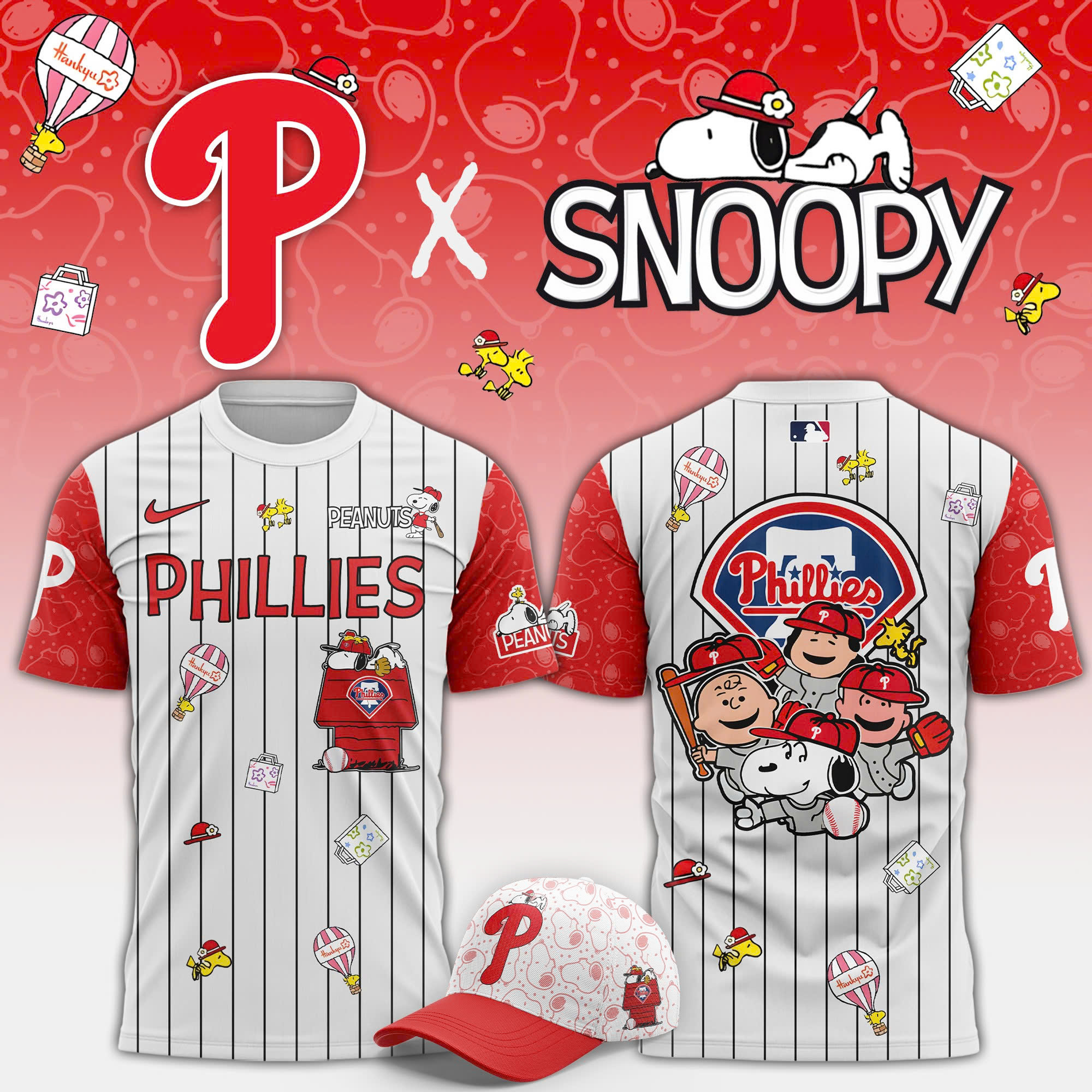 Limited Edition Philadelphia Phillies x Peanuts T-Shirt 2025 Limited Edition Philadelphia Phillies x Peanuts T-Shirt 2025
