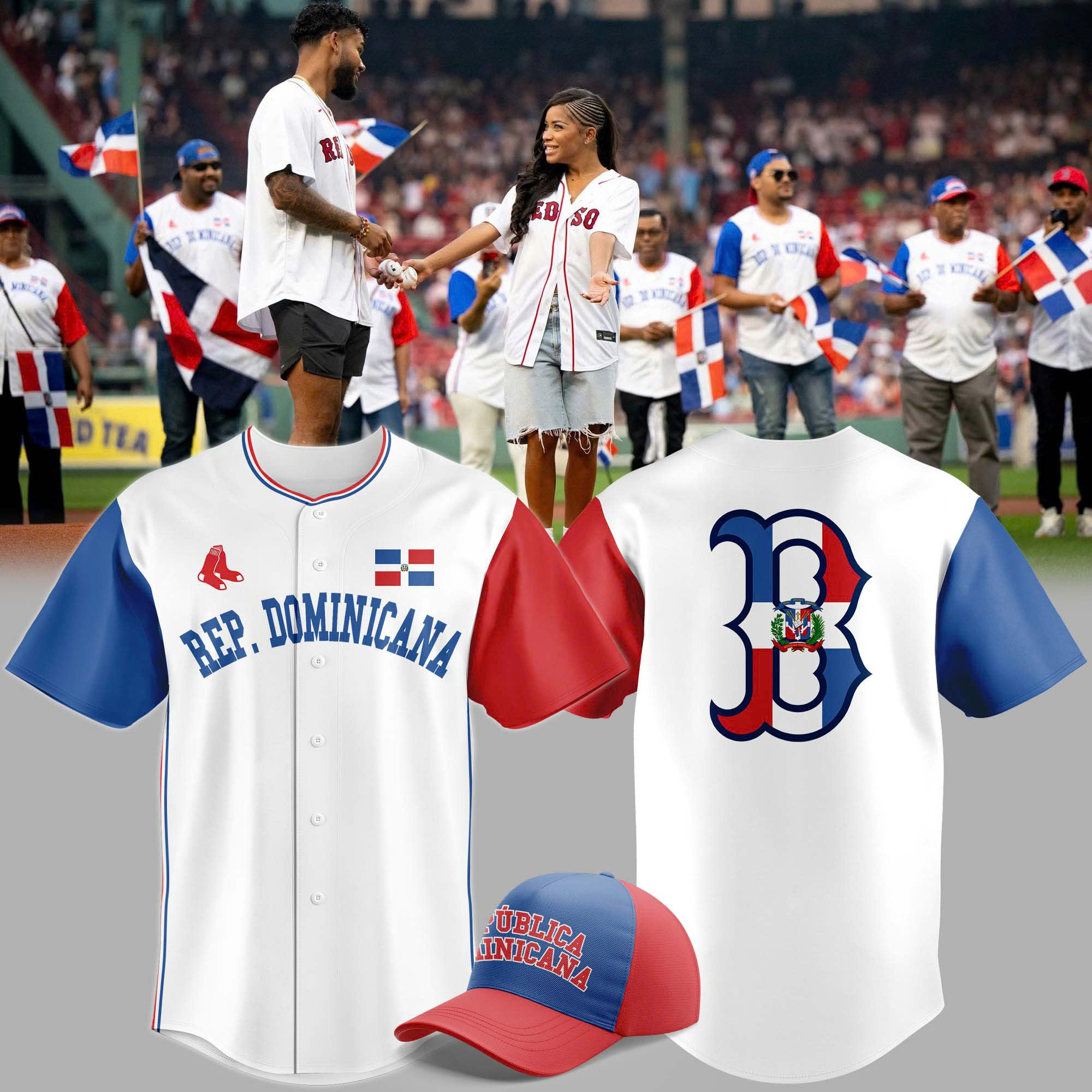 Boston Red Sox Dominican Republic Celebration Jersey 2025 Giveaway Boston Red Sox Dominican Republic Celebration Jersey 2025 Giveaway
