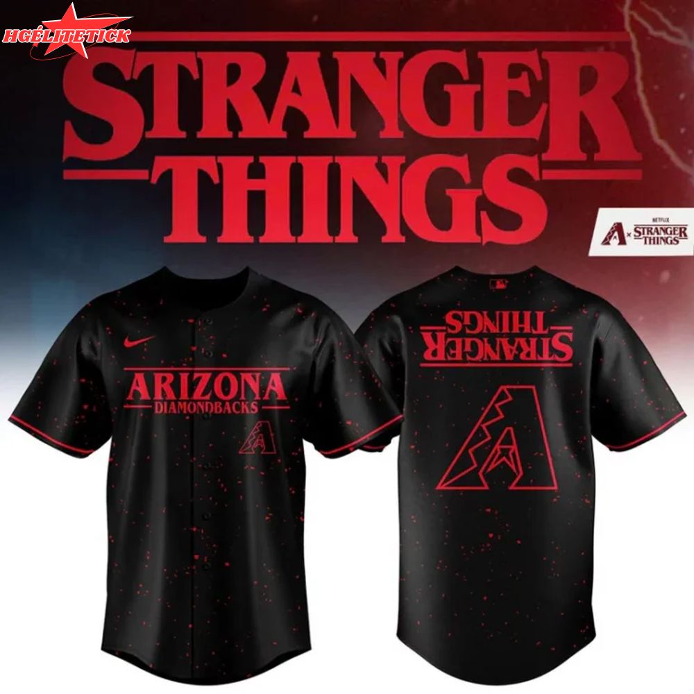 Arizona Diamondbacks x Stranger Things 2025 Limited Edition Baseball Jersey Arizona Diamondbacks x Stranger Things 2025 Limited Edition Baseball Jersey