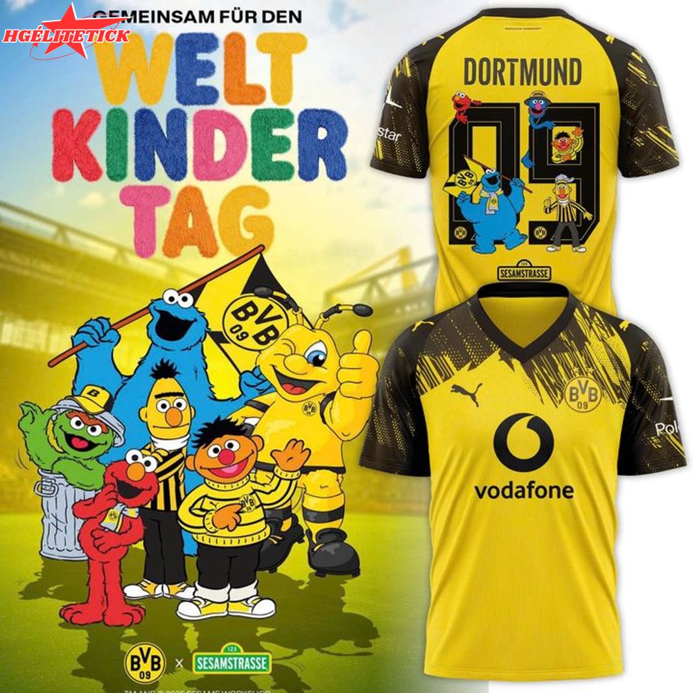 BVB Heimtrikot 25-26 Sesamstraße BVB Heimtrikot 25-26 Sesamstraße