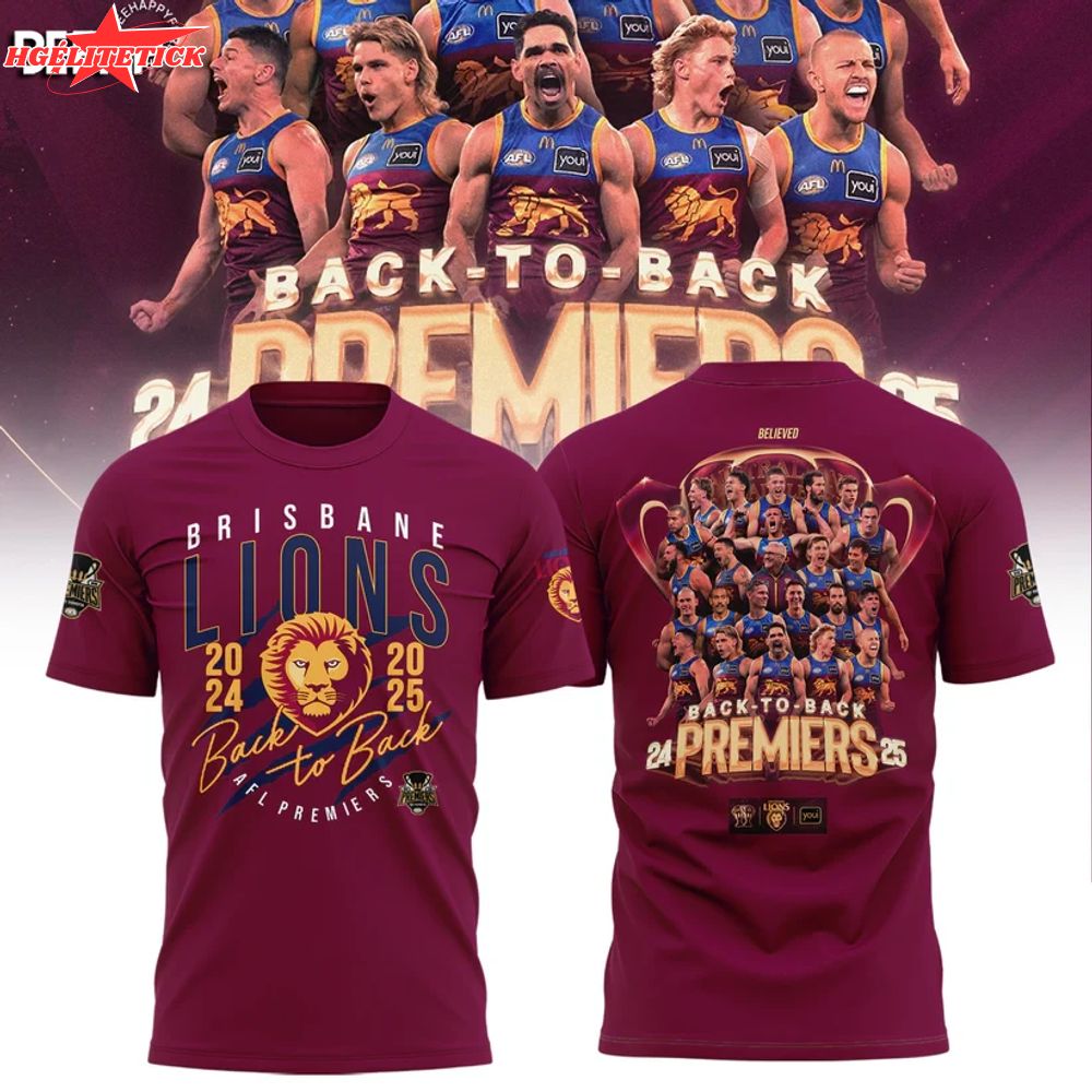 Brisbane Lions 2025 Premiers Limited Edition Shirt Brisbane Lions 2025 Premiers Limited Edition Shirt
